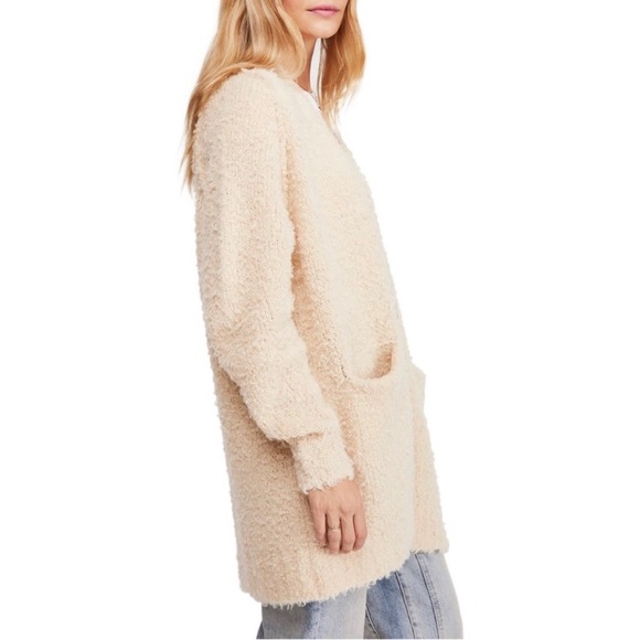 Free People | Once in a Lifetime Long Cardigan in Tea | Sz M - Picture 4 of 8